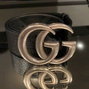 Authentic Black Gucci Belt